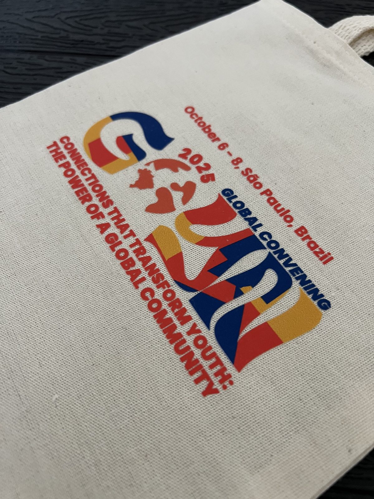 Ecobag personalizada para Global Convening